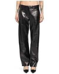 KHAITE - Leather Trousers - Lyst