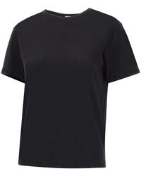 Entire studios - Tops ,Zwart ,Katoen Mini Tee - Lyst
