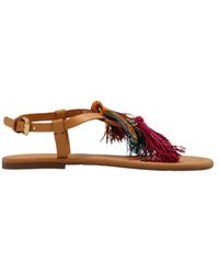 See By Chloé - 'kime' sandals with tassels - Lyst