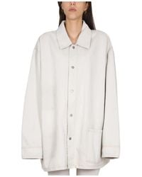 Maison Margiela - Chalk Selvedge Denim Jacket - Lyst