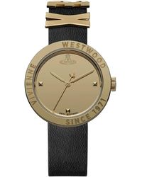 Vivienne Westwood - Accessoires ,Zwart ,Leer The Rebel Watch - Lyst