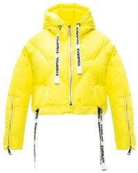 Khrisjoy Crop Down Jacket - Geel