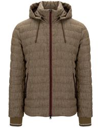 Herno - Jassen ,Bruin ,Polyester Rits Donsjas - Lyst