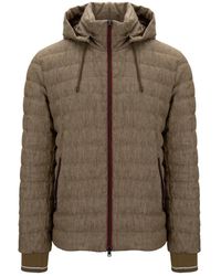 Herno - Jassen ,Bruin ,Polyester Rits Donsjas - Lyst