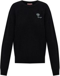 KENZO - Truien & Vesten ,Zwart ,Logo Sweater - Lyst