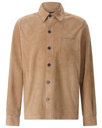 Arma - Jassen ,Bruin ,Leer Overshirt - Lyst