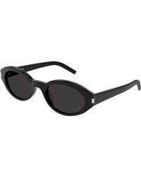 Saint Laurent - Klassische Schwarze Sonnenbrille Sl 567 - Lyst