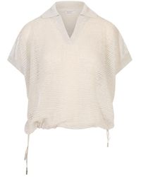 Peserico - V-Neck Knitwear - Lyst
