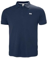 Helly Hansen - Tops ,Blauw Polo Shirt - Lyst