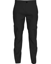 Calvin Klein - Zwarte Broek Katoenen Stof - Lyst