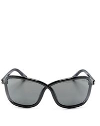 Tom Ford - Schwarze sonnenbrille mit originalzubehör - Lyst