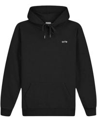 Arte' - Minimalistischer schwarzer sweatshirt mit pixel-logo auf der rückseite - Lyst
