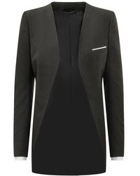 Tom Ford - Collarless Wool Silk Jacket - Lyst