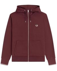 Fred Perry - Full-Zip Hoodie - Lyst