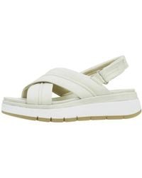 Clarks - Tuscan Cross Flat Sandalen - Lyst