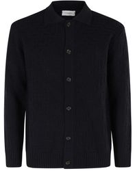 Paolo Pecora - Weiße Cardigan Strickjacke Mit Knopfverschluss - Lyst