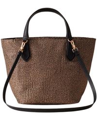 Borbonese - Tassen ,Bruin ,Leer B-Escape Borsa Shopping S - Lyst