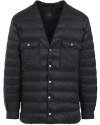 Moncler - Camicia esterna nera mu02d2f01 - Lyst