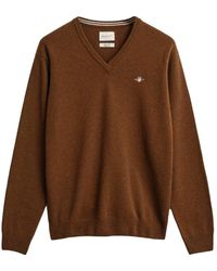 GANT - Superfijne Pullover Sweater - Lyst