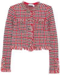 Self-Portrait - Tweed Jas - Lyst
