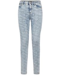 Philipp Plein - Miss Slim Fit All Over Pp - Lyst