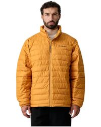Columbia - Fitness ,Geel ,Polyester Powder Lite Ii Jacket - Lyst