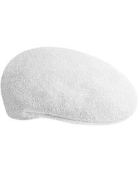 Kangol - Accessoires ,Wit ,Elastische Witte Bermuda Hoed - Lyst