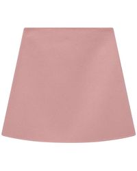 Hemisphere - Wool Mini Skirt - Lyst