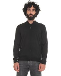 HUGO - Truien & Vesten ,Zwart ,Wol Balonso-L Cardigan - Lyst