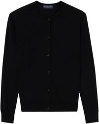Brooks Brothers - Truien & Vesten ,Zwart ,Wol Merino Wollen Vest - Lyst