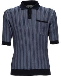 Ballantyne - Tops ,Blauw ,Polo Manica Corta - Lyst