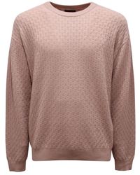Armani - Round-Neck Knitwear - Lyst