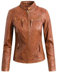 Btfcph - Klassische Biker Lederjacke - Lyst