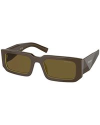 Prada - Stilvolle sonnenbrille braun dunkle linse - Lyst