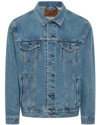 Levi's - Jassen ,Blauw ,Katoen The Trucker Jacket - Lyst