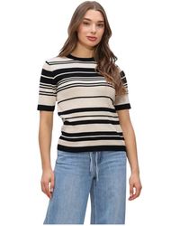Object - Truien & Vesten ,Veelkleurig ,Objester S/S New Knit Pullover - Lyst