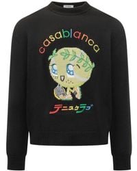 CASABLANCA - Round-Neck Knitwear - Lyst