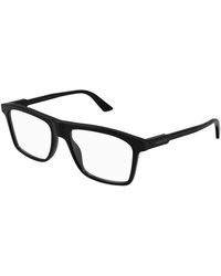 Gucci - Quadratische Flache Obere Optische Brille - Lyst