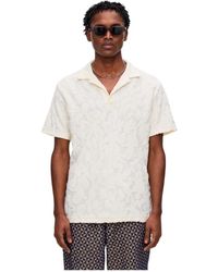 Oas - Tops ,Wit ,Jacquard Summit Polo Shirt - Lyst