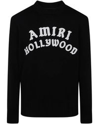 Amiri - Round-Neck Knitwear - Lyst