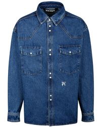 Palm Angels - Denim Shirts - Lyst