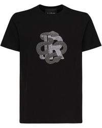 John Richmond - Schwarze Crewneck T-Shirts Und Polos - Lyst