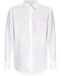 Etro - Linnen Shirt Bianco - Lyst