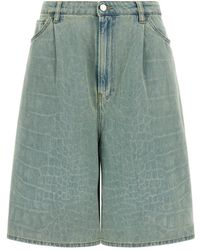 Nude - Korte Broeken ,Blauw ,Katoen Kate Bermuda Shorts - Lyst