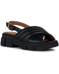 Geox - Flat Sandals - Lyst