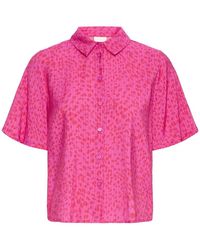 Ichi - Overhemden ,Roze ,Shirts - Lyst