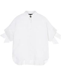 ARMANI EXCHANGE - Overhemden ,Wit ,Camicia Con Applicazione - Lyst
