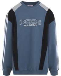 Martine Rose - Blauwe Sweatshirt Aw25 Stijlvolle Casual Kleding - Lyst