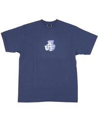 Huf - Tops ,Blauw ,Katoen Twilight Remix Tee T-Shirt - Lyst