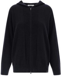Max Mara - Hoodies & Sweatvesten ,Blauw ,Kasjmier Mxp Crusca Cardigan - Lyst